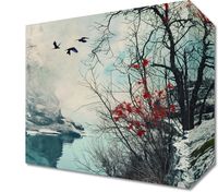Obraz 20x20cm Zimowy Brzask Ptaków