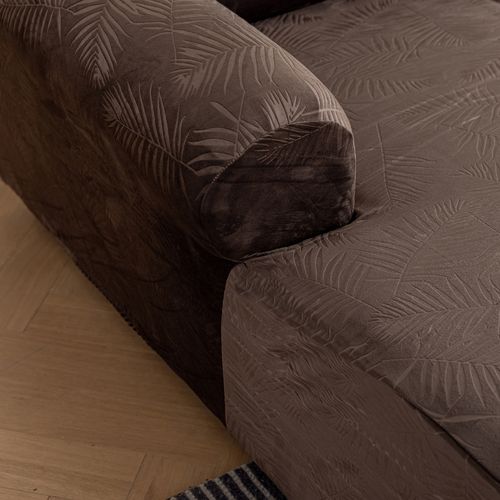 POKROWIEC NA NAROŻNIK KANAPĘ SOFĘ WELUR PRAWY 2+2 na Arena.pl