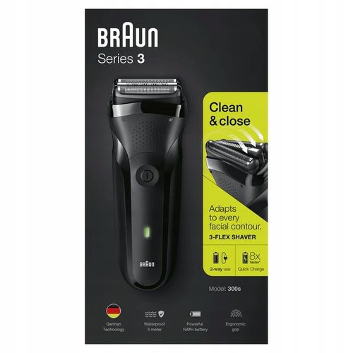 Golarka męska Braun Series 3 300 BLK/BLK na Arena.pl