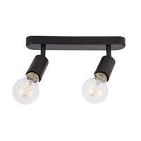 KINKIET LED E27 EOS 35W CZARNY OBROTOWY ALUMINIUM STAL IP20