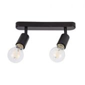 KINKIET LED E27 EOS 35W CZARNY OBROTOWY ALUMINIUM STAL IP20