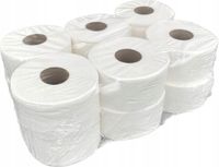 Papier toaletowy biały jumbo celuloza 100 m / 2 w, 12 szt.