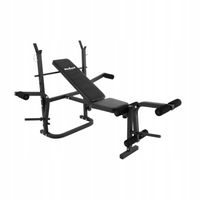 Ławka treningowa regulowana wielofunkcyjna Rebel do 220 kg 3 poziomy