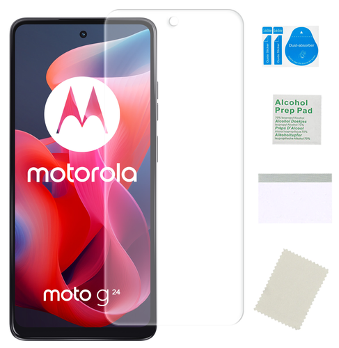 Folia ochronna do MOTOROLA MOTO G24 hydrożelowa na ekran szkło nie pęka TPU na Arena.pl