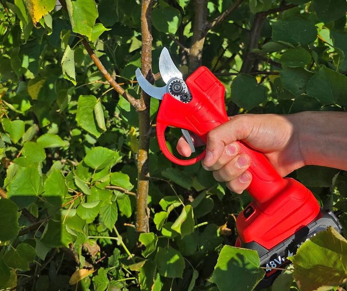 SEKATOR AKUMULATOROWY Ogrodowy Elektryczny Nożyce do Gałęzi Li-Ion 48V zdjęcie 5