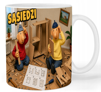 Kubek ceramiczny Sąsiedzi - Pat i Mat