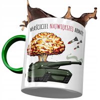 Kubek Zielony Śmieszny Największa Armata Prezent Z Nadrukiem Ze Zdjęciem