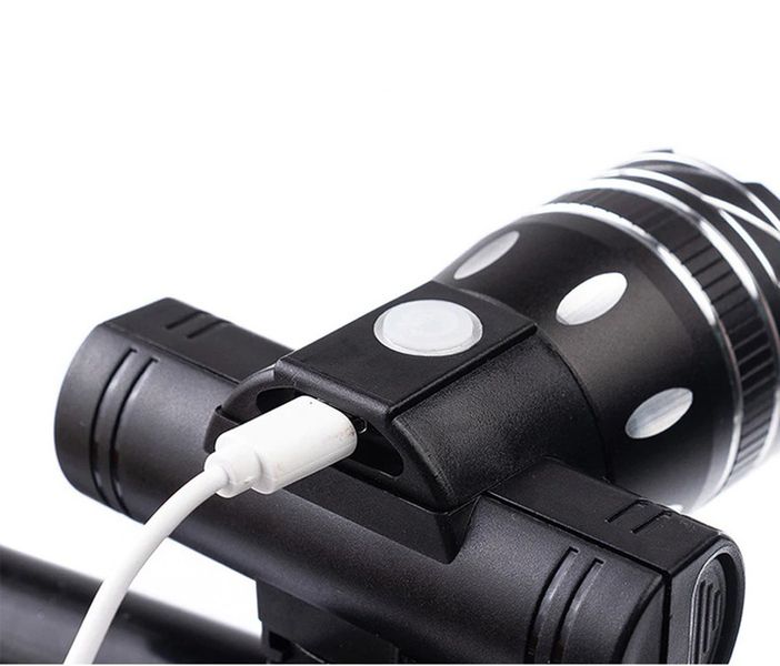 MOCNA LAMPKA ROWEROWA LED XML-T6 CREE USB ZOOM zdjęcie 15