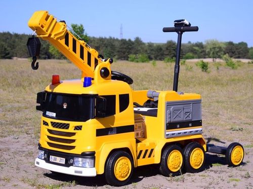 OLBRZYMI DŹWIG NA AKUMULATOR Z PODESTEM DLA RODZICA , PILOT, RĄCZKA/LBB211 na Arena.pl