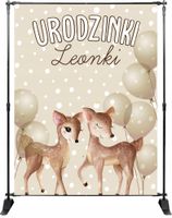 TŁO ścianka FOTO na urodziny + personalizacja