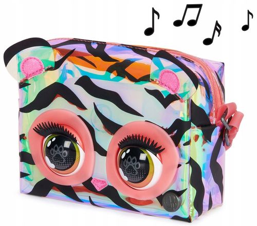 PURSE PETS PURRISMA ZEBRA TOREBKA INTERAKTYWNA Z OCZAMI I DŹWIĘKIEM na Arena.pl