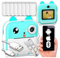 Drukuś mini drukarka termiczna Aparat natychmiastowy GRY papier rolki XXL