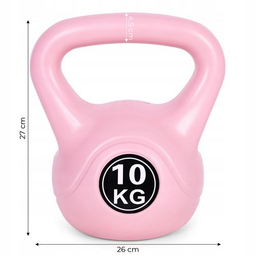 Kettlebell kettle 10 kg do ćwiczeń hantla kula odważnik obciążenie ciężar na Arena.pl