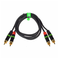 Kabel przewód audio sygnałowy 2x RCA Cinch Stereo 2 m Fun Generation CIN 2