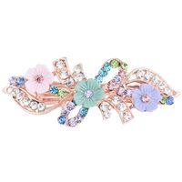 Spinka do włosów z kokardką i dżetami kolor