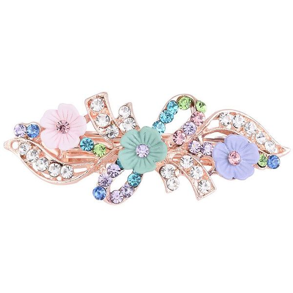 Spinka do włosów z kokardką i dżetami kolor zdjęcie 1