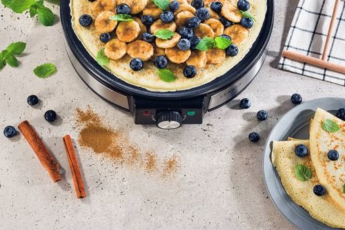 NALEŚNIKARKA SZYBKIE NAGRZEWANIE TERMOSTAT 30cm XXL DUŻA MOC 1500W na Arena.pl