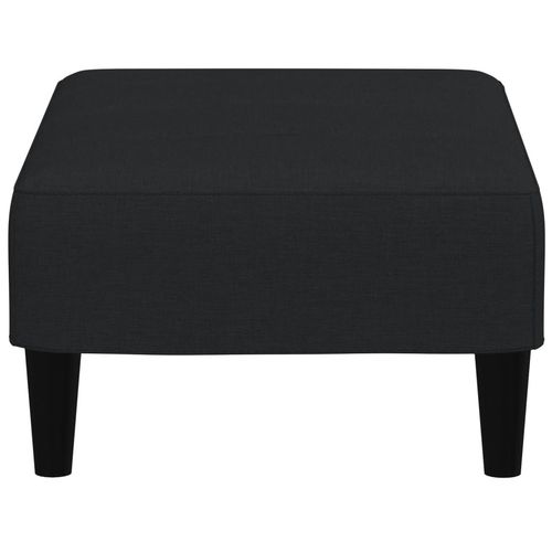 Podnóżek, czarny, 77x55x31 cm, aksamit na Arena.pl