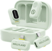 Hollyland LARK A1 Combo Mint Green, with USB-C + Lightning