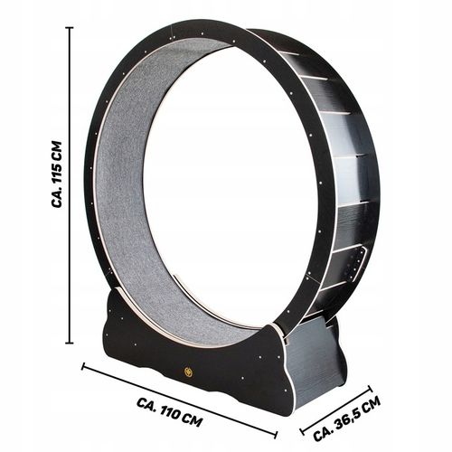 Canadian Cat | Bieżnia dla KOTA L | BLACK EDITION | czarna na Arena.pl