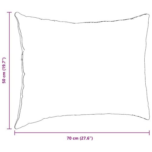 Poduszki na sofę 2 pcs Niebieski 70 x 50 cm tkanina na Arena.pl