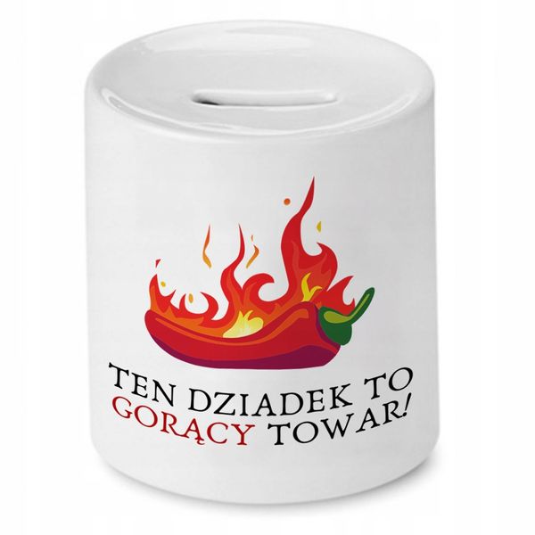 Skarbonka Dzień Dziadka Gorący Towar Prezent Z Nadrukiem Ze Zdjęciem zdjęcie 1