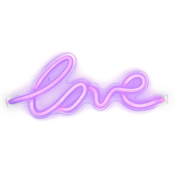 NEON NA ŚCIANĘ LED na USB - LOVE model zdjęcie 1