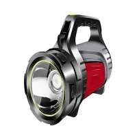 Latarka akumulatorowa led szperacz powerbank mocna przenośna lampa