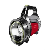 Latarka akumulatorowa led szperacz powerbank mocna przenośna lampa