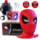 SPIDERMAN MASKA OCZY SĄ RUCHOME COSPLAY Z LED Sterowanie pierścieniem