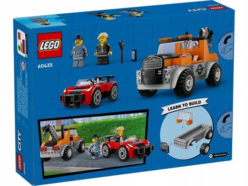 LEGO CITY 60435 SAMOCHÓD POMOCY DROGOWEJ I NAPRAWA SPORTOWEGO AUTA PREZENT na Arena.pl