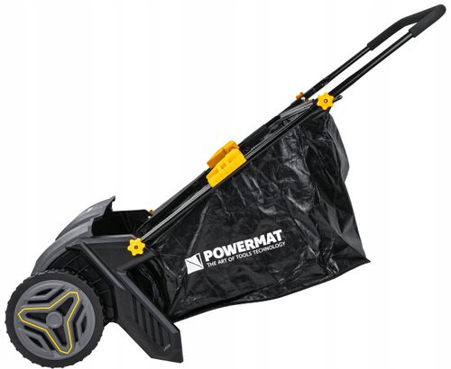 Zbieracz do liści TRAWY ręczny ZAMIATARKA kosz 100L REGULACJA WYSOKOŚCI na Arena.pl