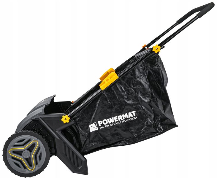 Zbieracz do liści TRAWY ręczny ZAMIATARKA kosz 100L REGULACJA WYSOKOŚCI zdjęcie 6