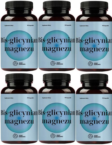 Glicynian Magnezu Jemy Zdrowo 540 Kapsułek 375mg w dziennej pracy zdjęcie 1