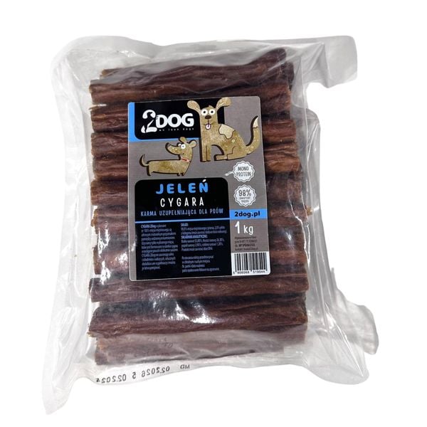2Dog Cygara JELEŃ 1 Kg zdjęcie 1