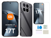 Etui silikonowe do XIAOMI 17T 5G 2mm obudowa case + folia ochronna na ekran