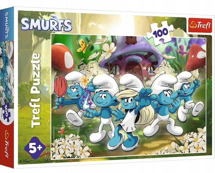 TREFL 16487 Puzzle 100 Poznaj Smerfy zdjęcie 1