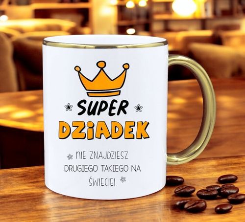 KUBEK Z NADRUKIEM ŚMIESZNY PREZENT DZIEŃ DZIADKA URODZINY IMIENINY DZIADEK na Arena.pl