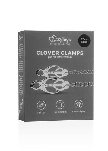Stymulator-Japanese Clover Clamps With Chain zdjęcie 1