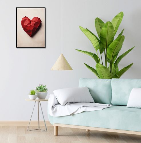 Plakat 40x55cm Kreślone Serce na Arena.pl