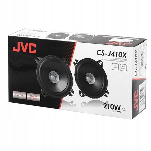JVC CS-J410X | Głośniki 10cm 210W Dual-Cone | Samochodowe 100mm 90dB na Arena.pl