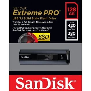 Sandisk EXTREME PRO 128GB USB 3.1 SDCZ880-128G-G46