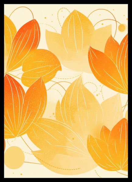 Plakat 64x90cm Jesienna Wizualizacja zdjęcie 2