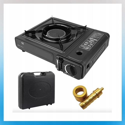 KUCHENKA TURYSTYCZNA GAZOWA CERAMICZNA PRZENOŚNA 2W1 + REDUKTOR Z WALIZKĄ na Arena.pl
