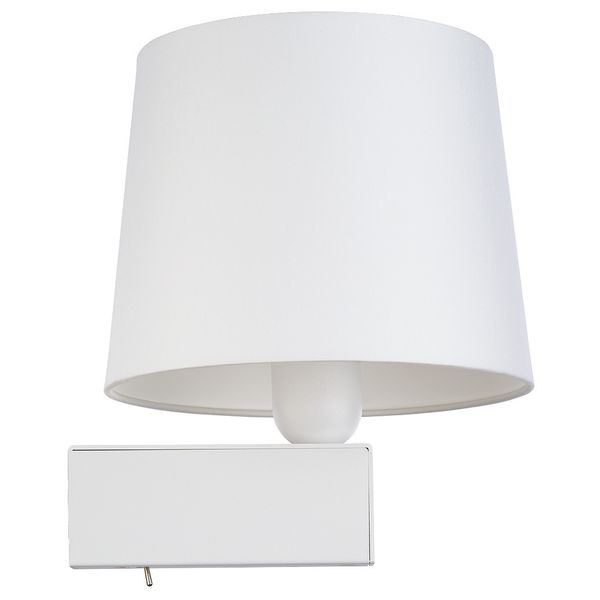 LAMPA ścienna CHILLIN 8201 Nowodvorski klasyczna OPRAWA abażurowy kinkiet biały zdjęcie 1
