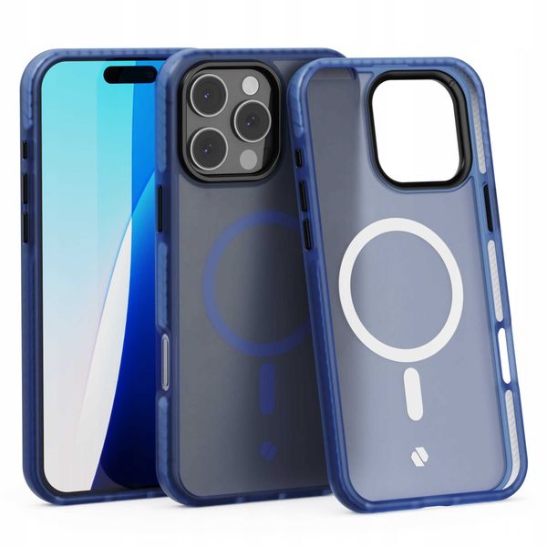 Spacecase Hybrid Fusion Mag Iphone 16 Pro Max Dark Blue zdjęcie 1