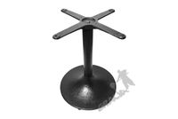 NOGA STOŁU E16 - NISKA Z KRZYŻAKIEM KAPELUSZ ŻELIWNA PODSTAWA