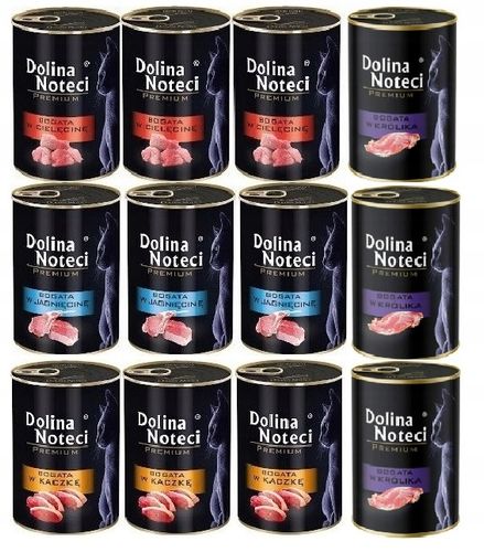 Dolina Noteci PREMIUM KOT MIX Smaków 12x400g na Arena.pl