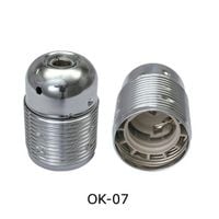 OPRAWKA OZDOBNA E27 DEKORACYJNA GWINTOWANA CHROM