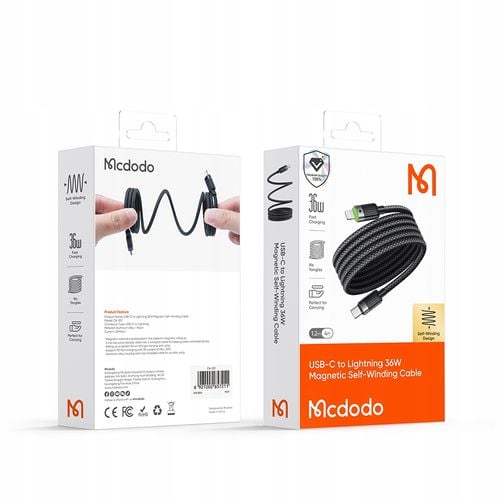 mcdodo ładowarka kabel usb-c lightning szybkiego ładowania do iphone na Arena.pl